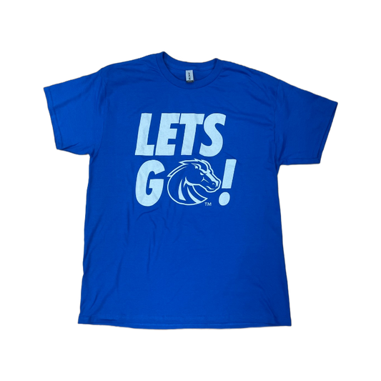 Boise State Broncos Select Men's "Let's Go!" Gameday T-Shirt (Blue)