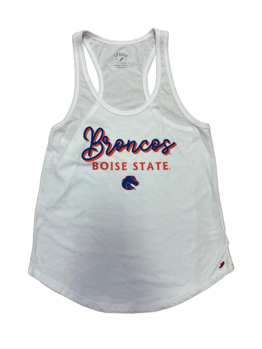 Boise State Broncos Legacy Women's Tank Top (White)