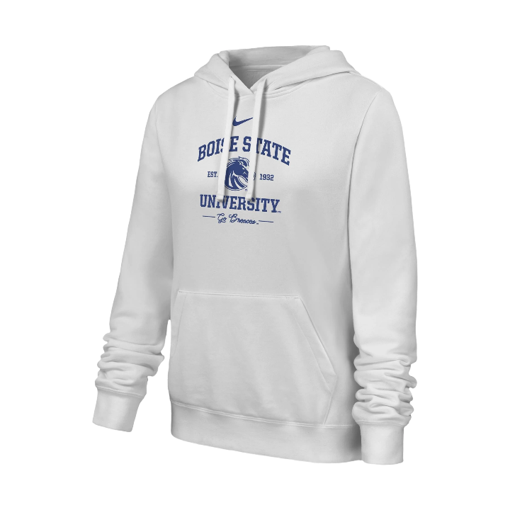 Boise State Broncos Nike Women's Hoodie (White)