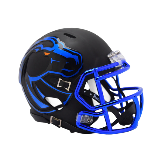 Boise State Broncos Riddell Chrome Mini Replica Helmet (Black)