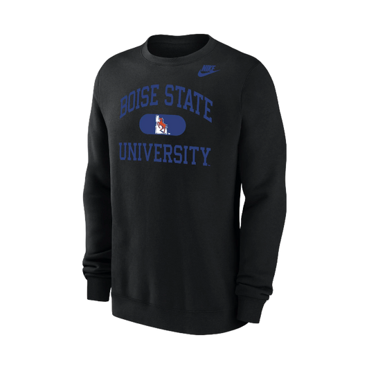 Boise State Broncos Nike Men's Vault Crewneck Sweatshirt (Black)