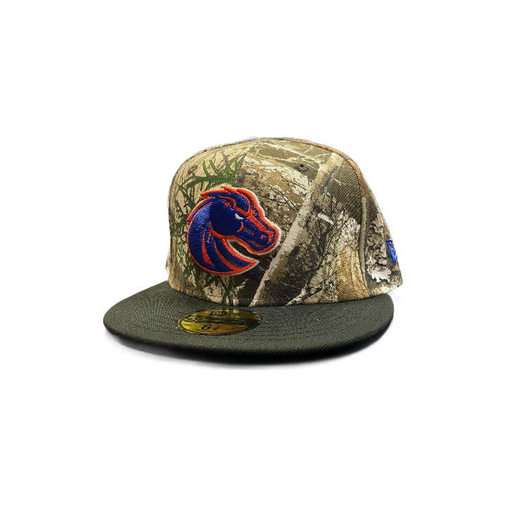 Boise State Broncos New Era Realtree 59Fifty Fitted Hat (Camo/Black)
