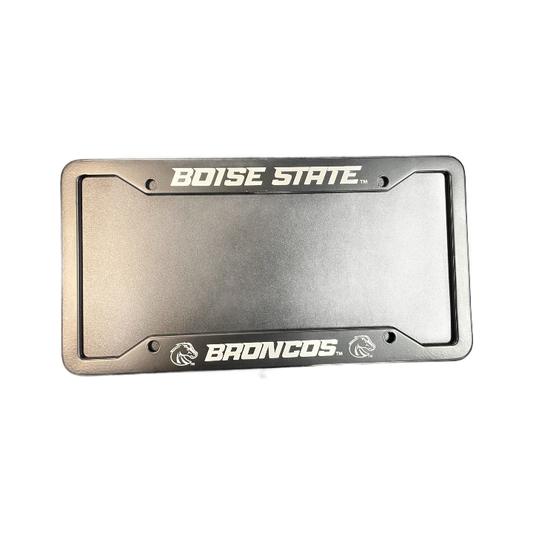 Boise State Broncos Dunnigan Creek Metal License Plate Frame (Black)