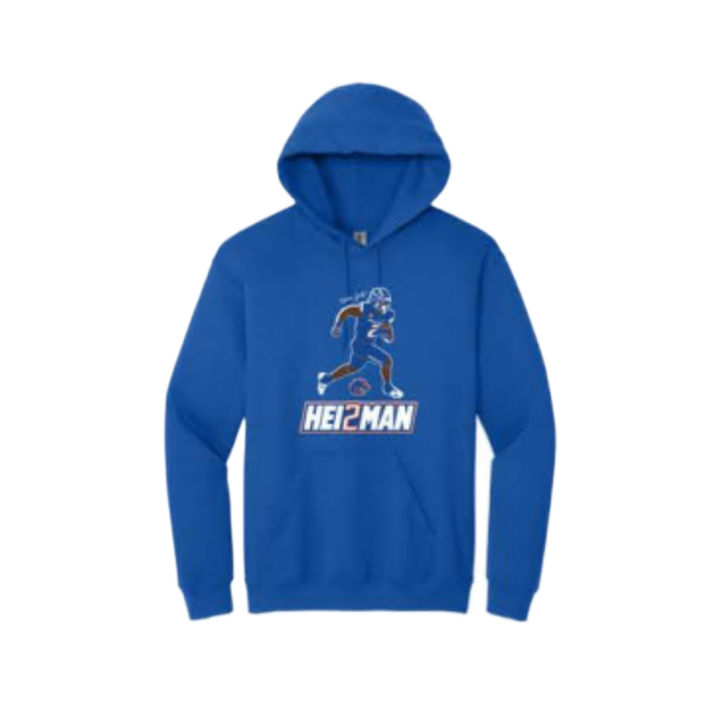 Boise State Broncos Select Men's Ashton Jeanty Hei2man Hoodie (Blue)