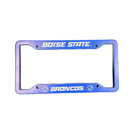 Boise State Broncos Dunnigan Creek Metal License Plate Frame (Blue)