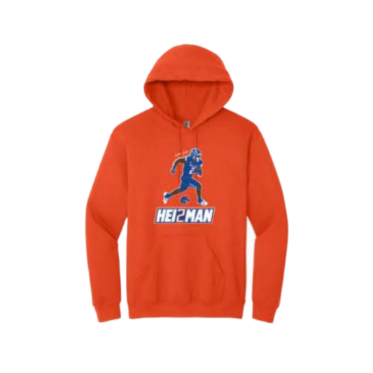 Boise State Broncos Select Men's Ashton Jeanty Hei2man Hoodie (Orange)