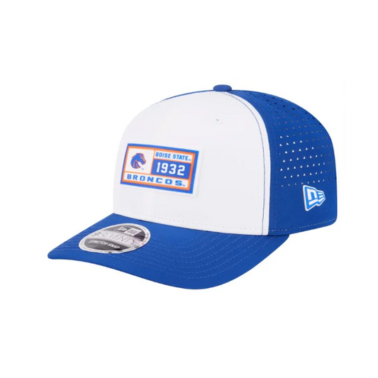 Boise State Broncos New Era 9Seventy Stretch-Snapback Hat (White/Blue)