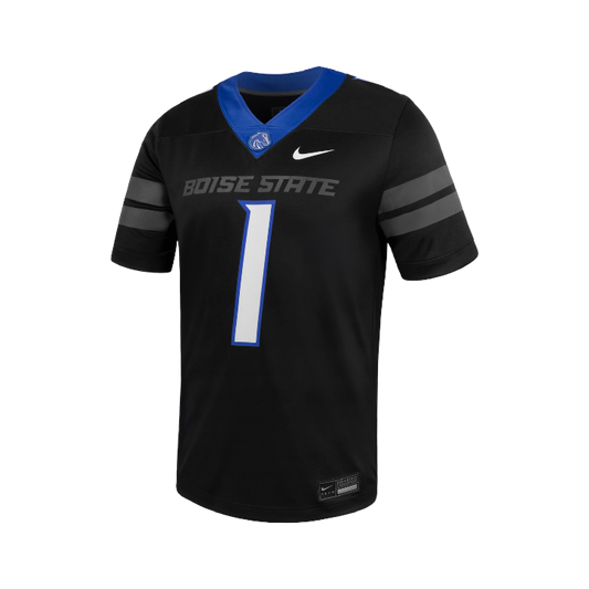 Boise State Broncos Nike Men's Football 2024 Game Jersey (Black)