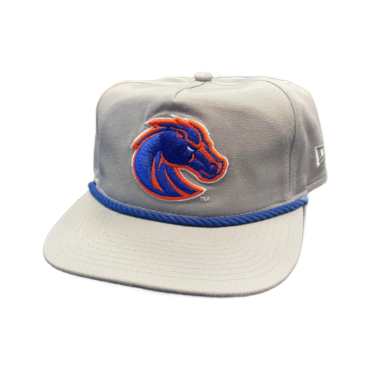 Boise State Broncos New Era Golfer 9Fifty Snapback Hat (Grey)