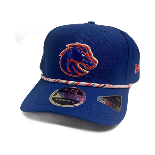 Boise State Broncos New Era Rope 9Seventy Stretch-Snapback Hat (Blue)