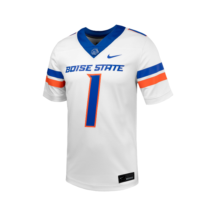 Boise State Broncos Nike Men's Football 2024 Game Jersey (White)