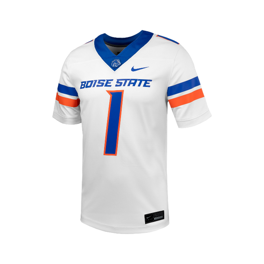 Boise State Broncos Nike Men's Football 2024 Game Jersey (White)