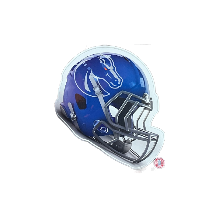 Boise State Broncos RICO 6x5 Helmet Decal (Blue)