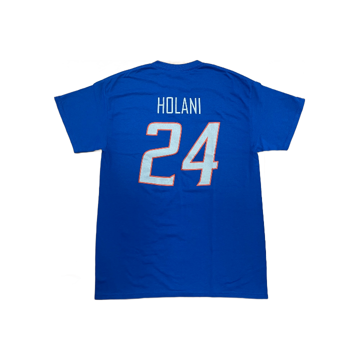 Boise State Broncos Select Men's "Holani" Name and Number Football Tee (Blue)