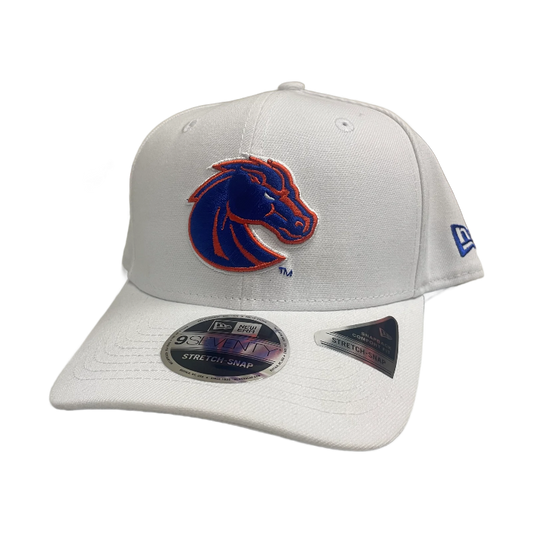 Boise State Broncos New Era 9Seventy Stretch-Snapback Hat (White)
