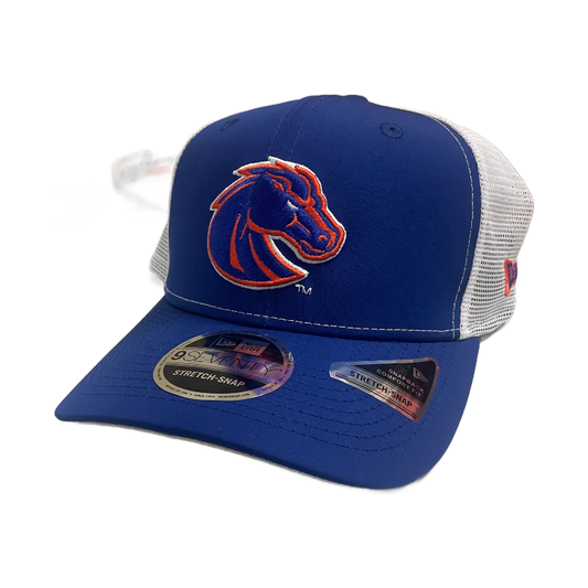 Boise State Broncos New Era 9Seventy Trucker Stretch-Snapback Hat (Blue)