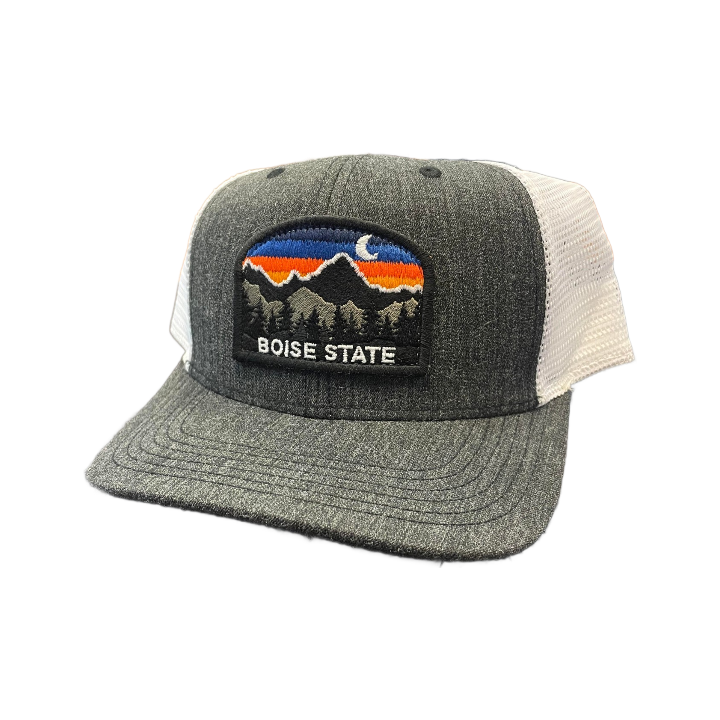 Boise State Broncos Legacy Sunset Trucker Snapback Hat (Charcoal)