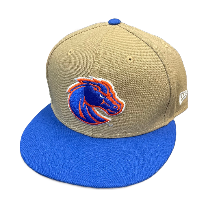 Boise State Broncos New Era 59Fifty Fitted Hat (Brown/Blue)