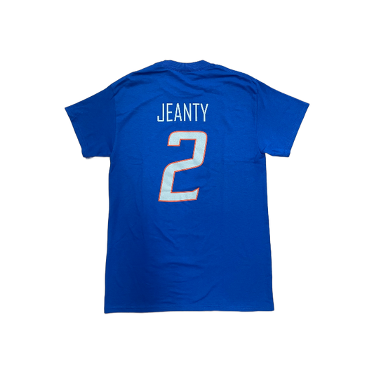 Boise State Broncos Select Youth "Jeanty" Name and Number Football Tee (Blue)