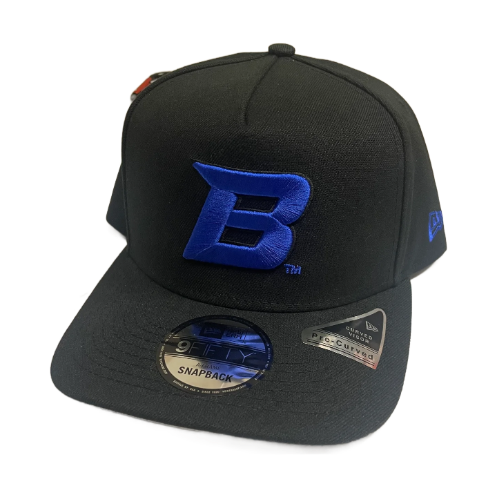 Boise State Broncos New Era "B" 9Fifty A-Frame Snapback Hat (Black)