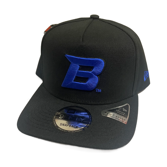 Boise State Broncos New Era "B" 9Fifty A-Frame Snapback Hat (Black)