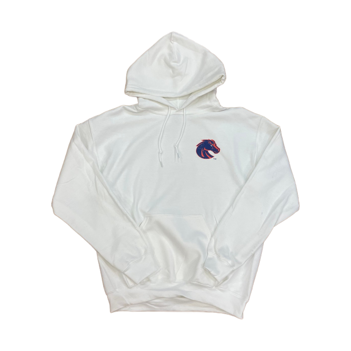 Boise State Broncos Men's Ashton Jeanty Graphic Hoodie (White)