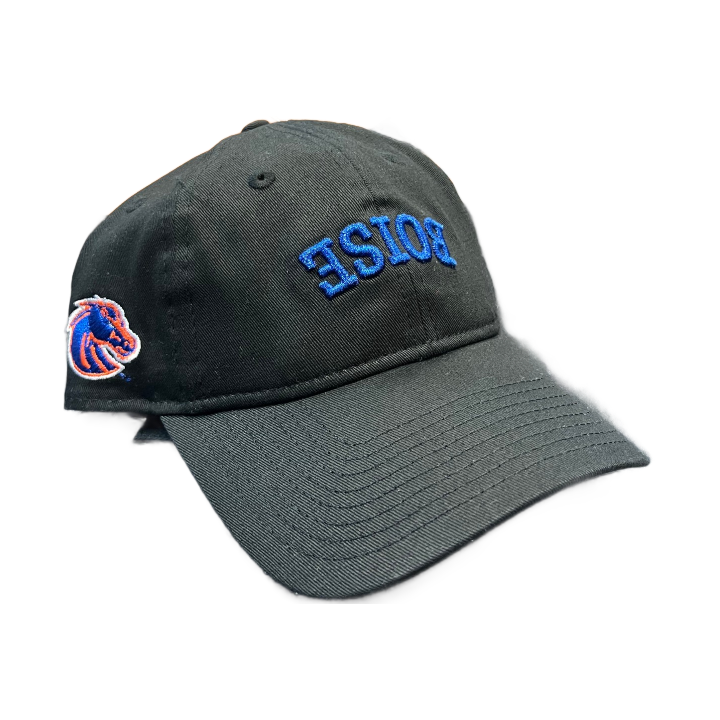 Boise State Broncos New Era Upside Down "Boise" 9Twenty Adjustable Hat (Black)