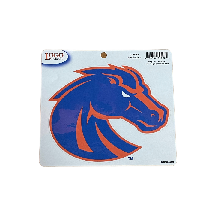 Boise State Broncos Logo Products 4.5x3.5 Bronco Decal (Blue/Orange)