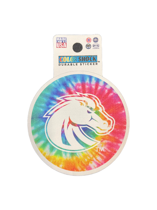 Boise State Broncos Color Shock Tie-Dye Sticker