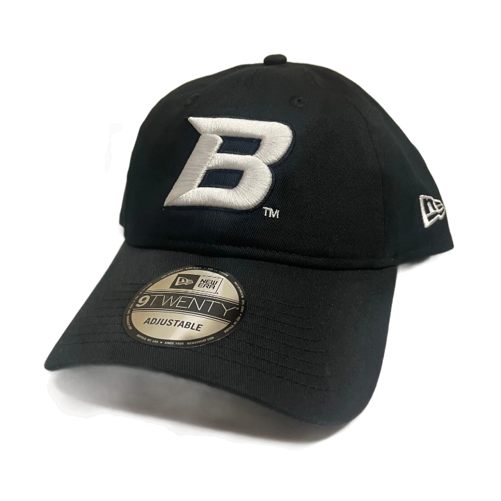 Boise State Broncos New Era "B" 9Twenty Adjustable Hat (Black)