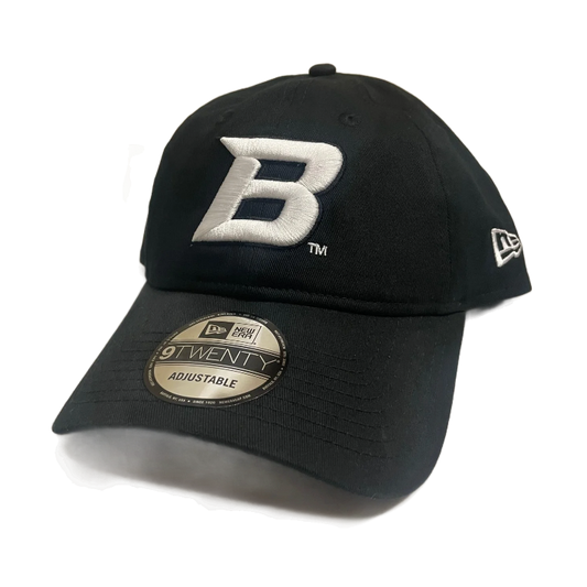 Boise State Broncos New Era "B" 9Twenty Adjustable Hat (Black)