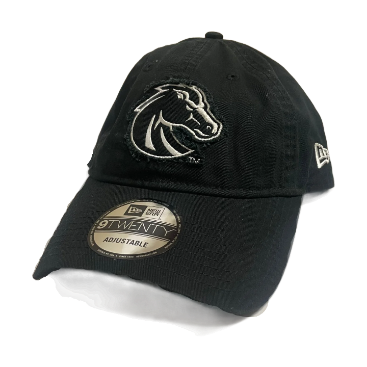 Boise State Broncos New Era Frayed 9Twenty Adjustable Hat (Black)