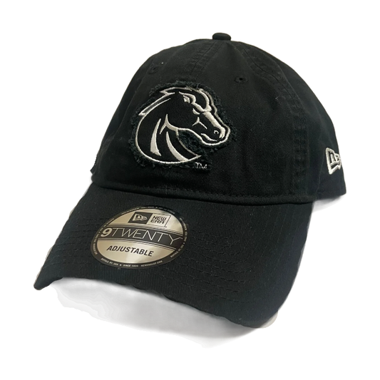 Boise State Broncos New Era Frayed 9Twenty Adjustable Hat (Black)