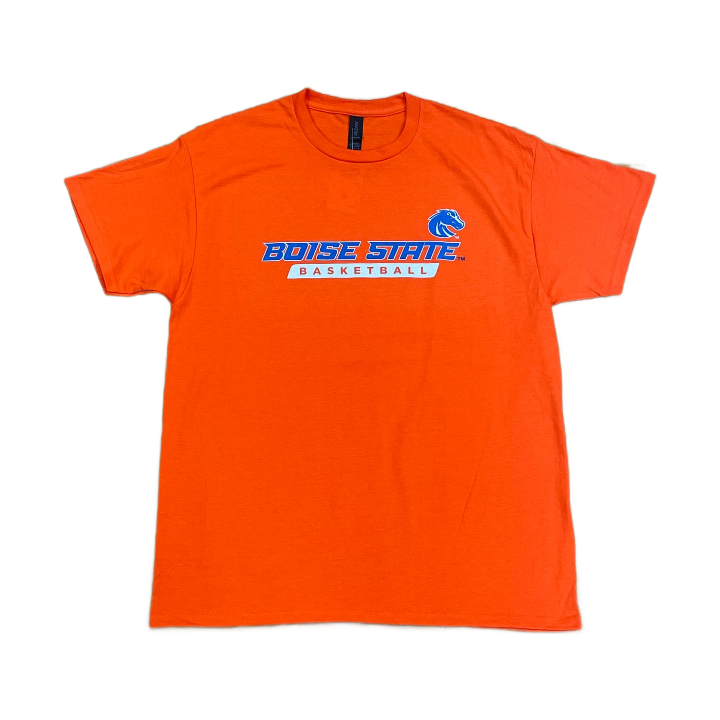 Boise State Broncos Select Men's Basketball Wordmark Gameday T-Shirt (Orange)