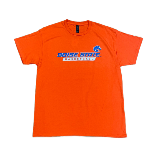 Boise State Broncos Select Men's Basketball Wordmark Gameday T-Shirt (Orange)