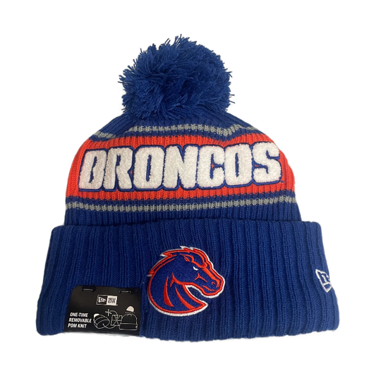 Boise State Broncos New Era "Broncos" Beanie (Blue)