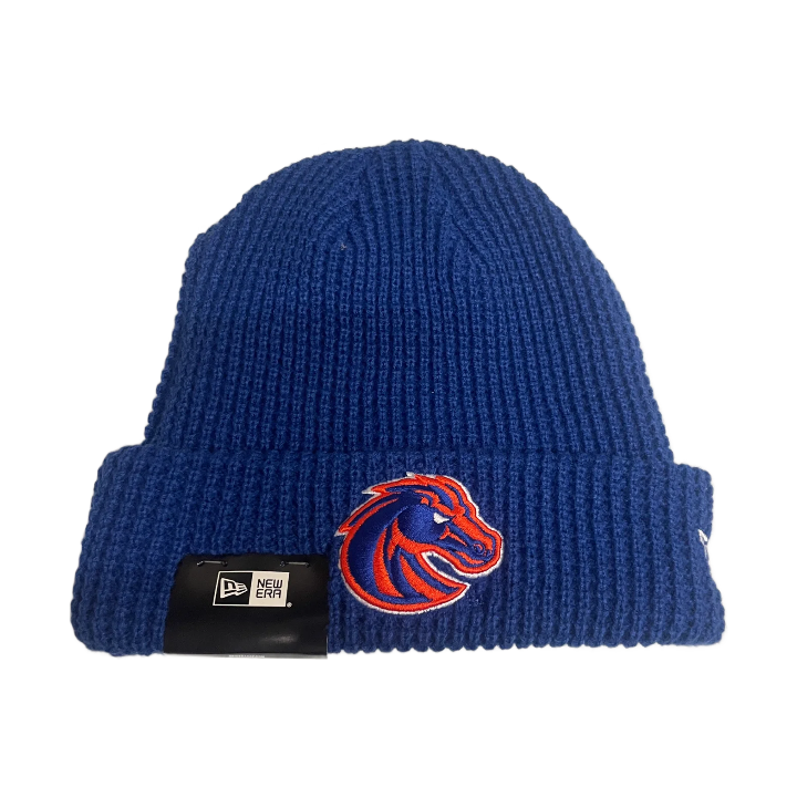 Boise State Broncos New Era Textured Beanie (Blue)