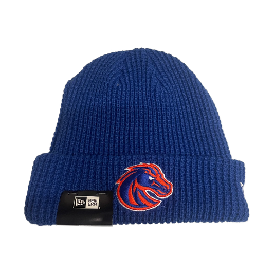 Boise State Broncos New Era Textured Beanie (Blue)