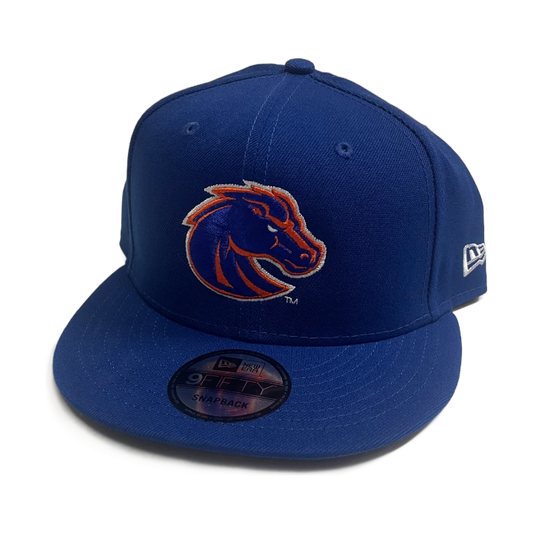 Boise State Broncos New Era Bronco 9Fifty Snapback Hat (Blue)