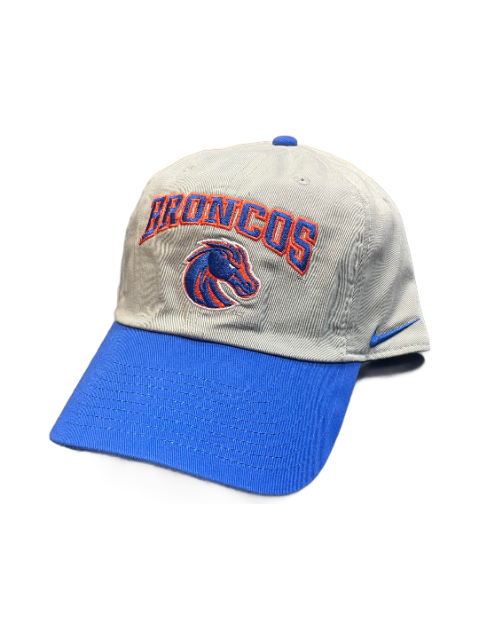 Boise State Broncos Nike Heritage86 "Broncos" Adjustable Hat (Grey/Blue)