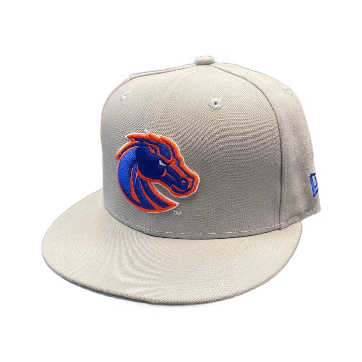 Boise State Broncos New Era 59Fifty Fitted Hat (Grey)