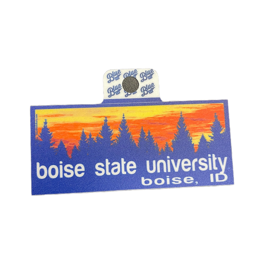 Boise State Broncos Blue84 Sunset Sticker (Blue)