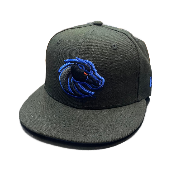 Boise State Broncos New Era Bronco 59Fifty Fitted Hat (Black)