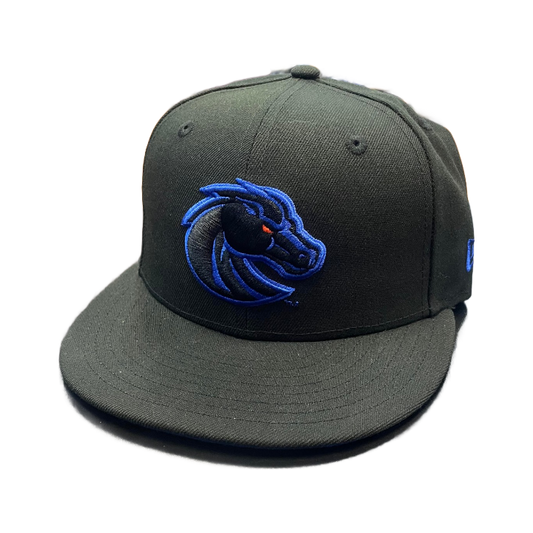 Boise State Broncos New Era Bronco 59Fifty Fitted Hat (Black)