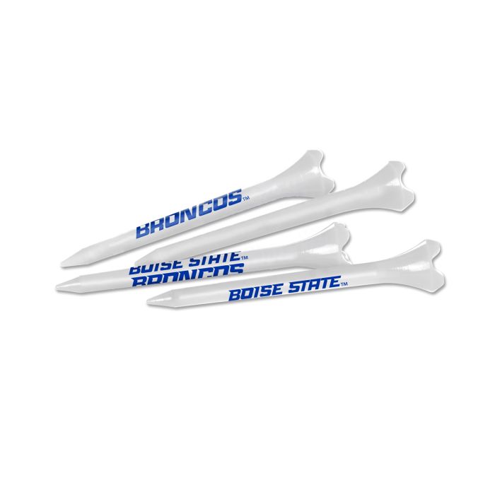 Boise State Broncos Team Effort 40 Piece Golf Tee Pack (White)