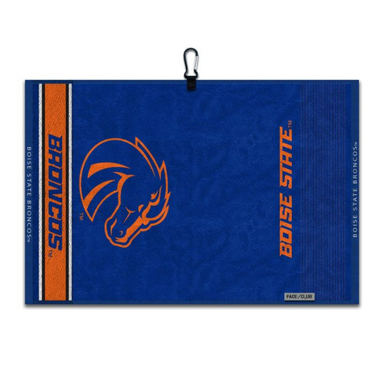 Boise State Broncos Team Effort Jacquard Golf Towel (Blue)