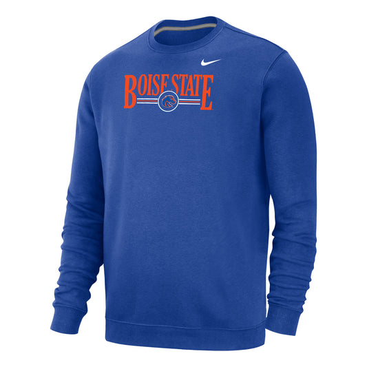 Boise State Broncos Nike Men's Crewneck Sweatshirt (Blue)