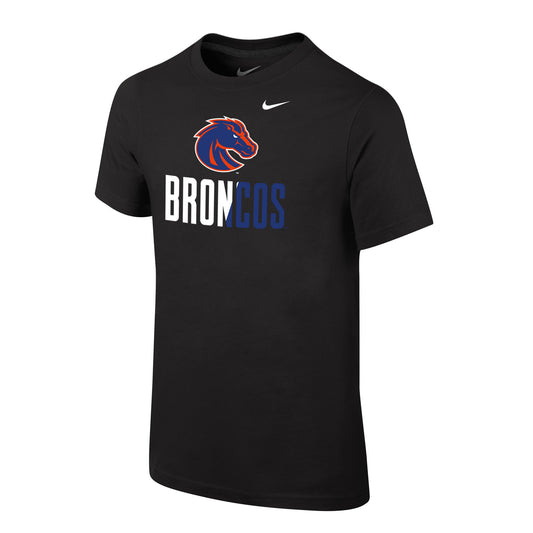 Boise State Broncos Nike Youth "Broncos" T-Shirt (Black)