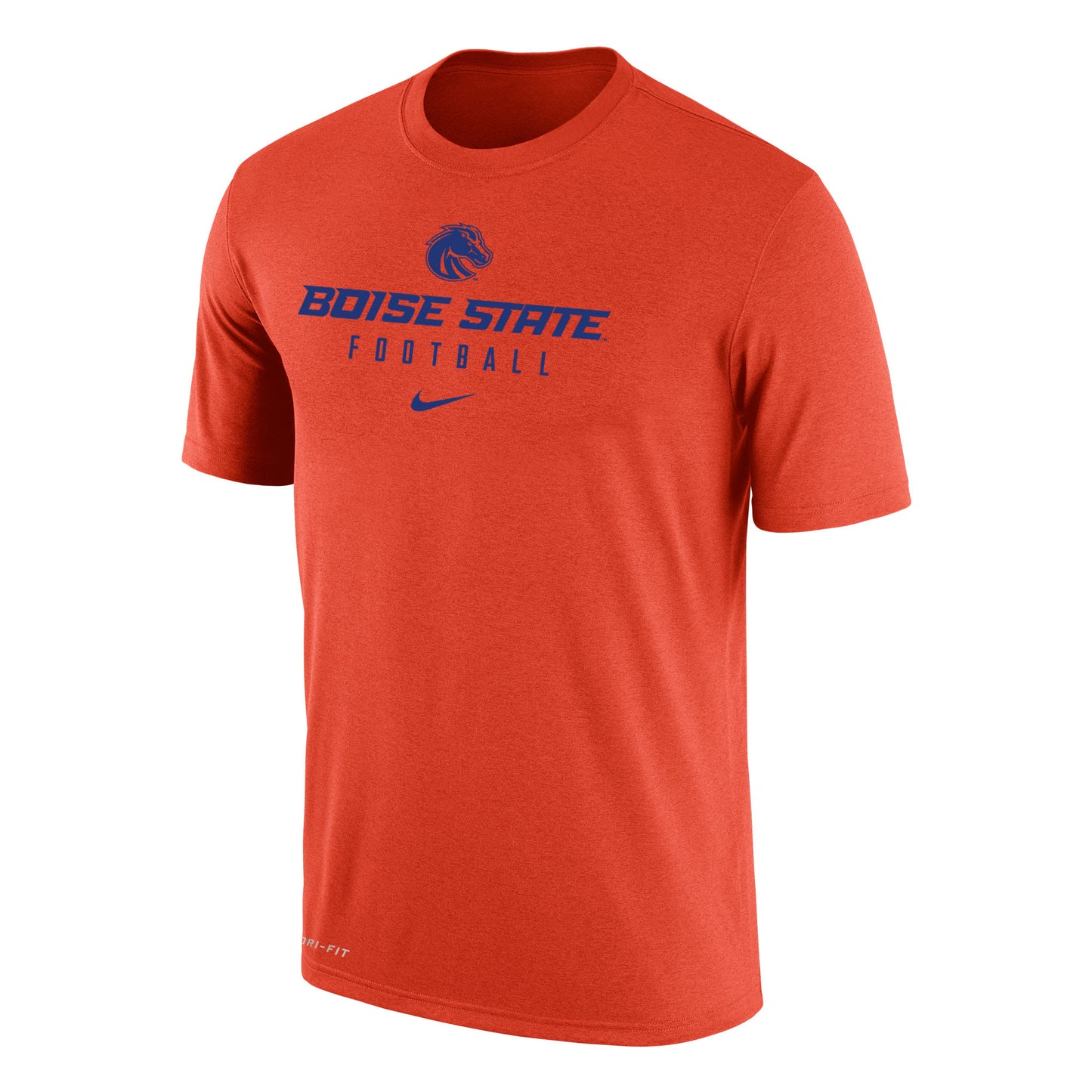 Boise State Broncos Nike Men's "Football" Dri-Fit Cotton T-Shirt (Orange)