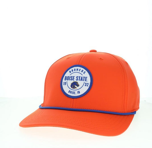 Boise State Broncos Legacy "Back 9" Rope Adjustable Velcro Hat (Orange)